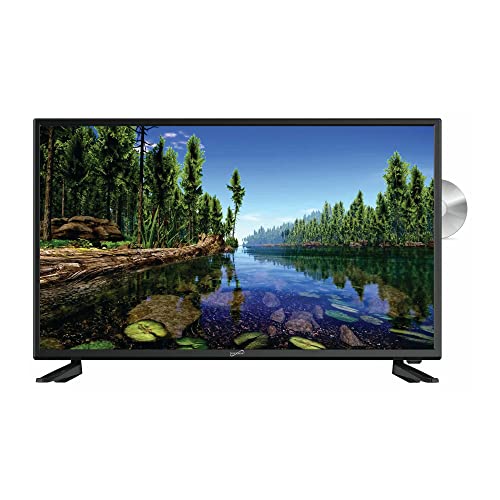 Supersonic SC-3222 LED Widescreen HDTV 32", Built-in DVD Player with HDMI - (AC Input Only)