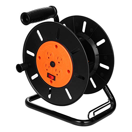 Suraielec Cord Reel with 4 Outlets