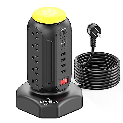 Surge Protector Power Strip Tower