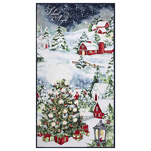 Susan Winget Winter Hollow Large 24" Panel Multi, Fabric by The Yard