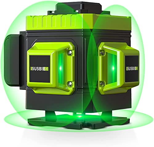 Susbie Laser Level - Versatile Tool with 12 Green Lasers