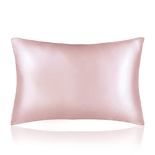 Sutuo Home Pink Silk Pillowcase