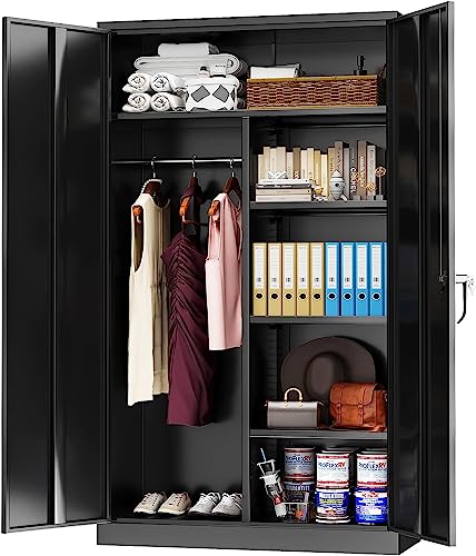 SUXXAN 71" Metal Storage Cabinet