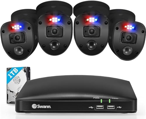 SWANN 1080P 4 Channel DVR Security Camera System