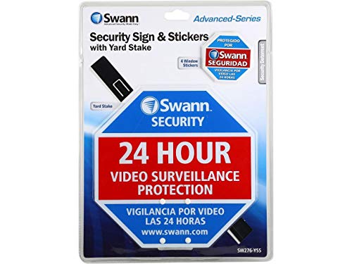 Swann Security Camera Sign with Window Stickers