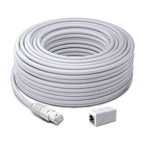 Swann Security Cat5 Ethernet Cable, NVR Extension Cord for PoE Camera, 100 Ft/30M, SWNHD-30MCAT5E