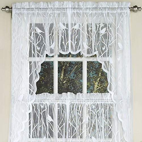 Sweet Home Collection Kitchen Window Treatment