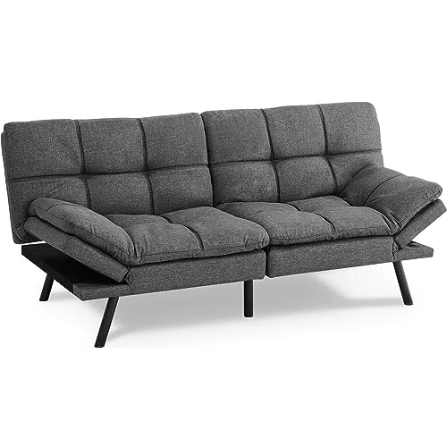 Sweetcrispy Futon Sofa Bed - Multifunctional Sleeper Couch