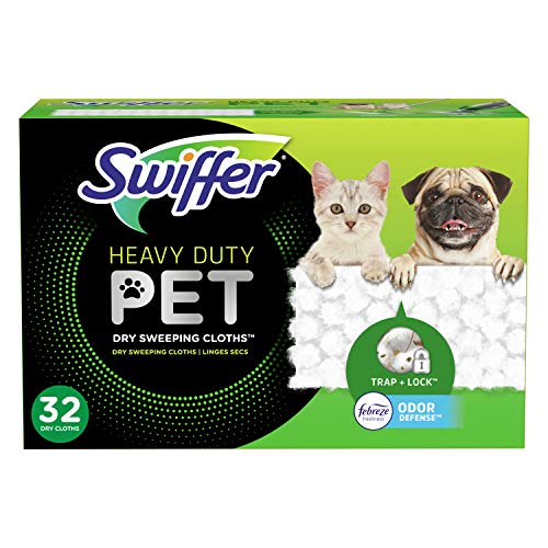 Swiffer Pet Heavy Duty Dry Sweeping Cloth Refills 32 Count