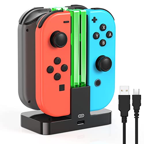 Switch Charging Dock & Charger for Joy Con - Black
