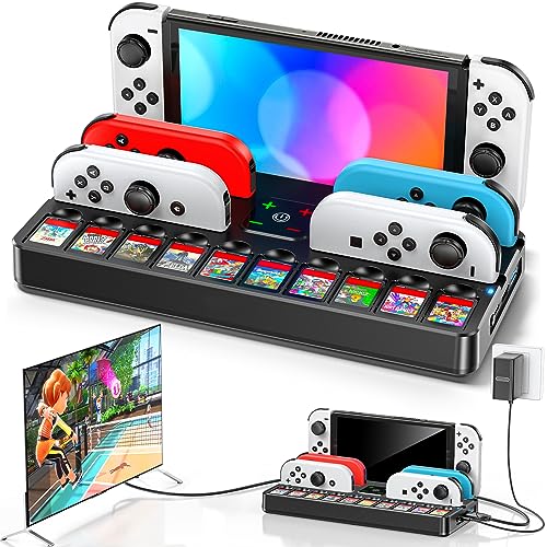 Switch TV Docking Station with Joycon Charger
