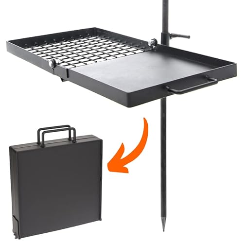 Fire Pit Grill with CNC Grill Top 30″