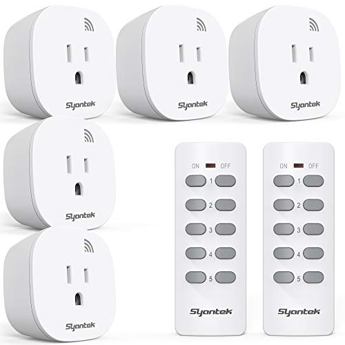 Syantek Remote Control Outlet Wireless Light Switch