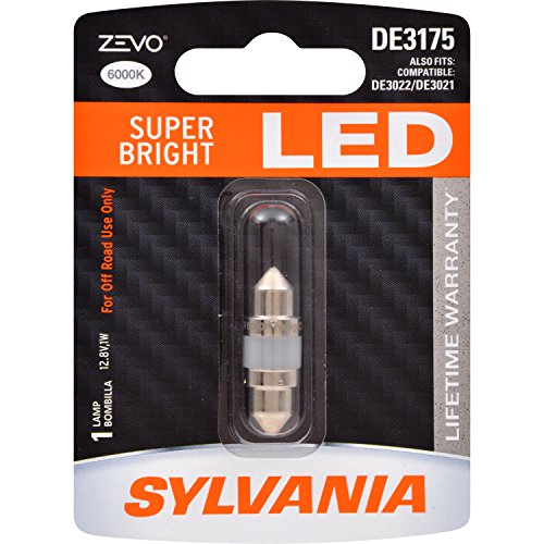 SYLVANIA DE3175 31mm ZEVO LED Festoon White Bulb