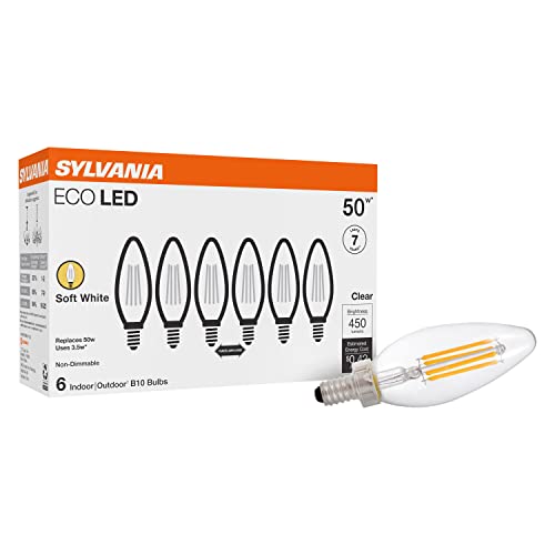 SYLVANIA ECO LED B10 Light Bulb - 6 Pack