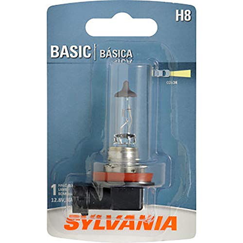 SYLVANIA H8 Basic Halogen Bulb for Headlight, Fog, Daytime Running Lights