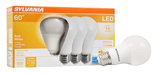 LEDVANCE 60W Equivalent Dimmable Soft White LED Bulb 4-Pack
