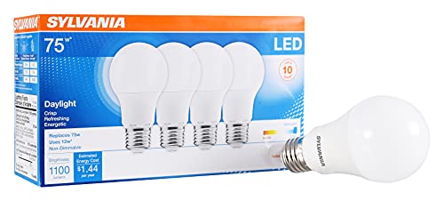 LEDVANCE 12W Daylight LED Bulb, 4 Pack - 1100 Lumens