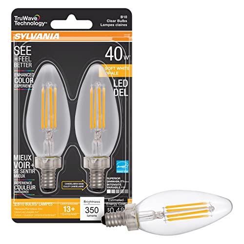 SYLVANIA LED TruWave Natural Series Décor B10 Chandelier Light Bulb