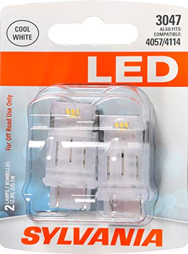 SYLVANIA LED White Mini Bulb - Bright DRL and Back-Up Lights (2 Bulbs)