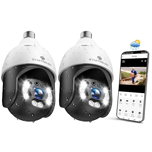 SYMYNELEC Outdoor Light Bulb Security Camera
