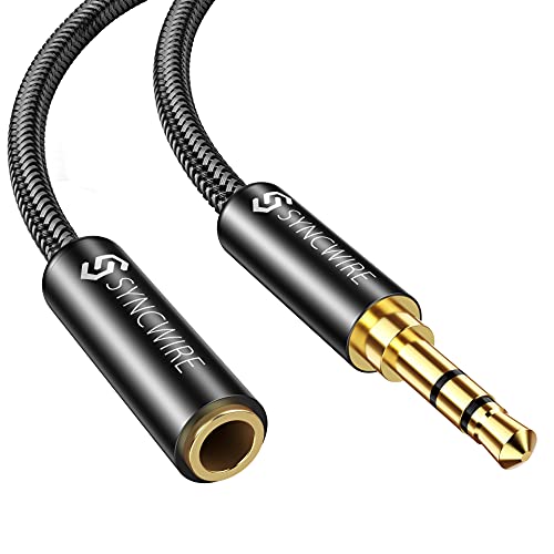 SYNCWIRE 6FT Headphone Extension Cable for Hi-Fi Sound