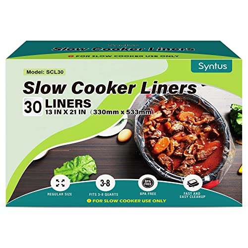 KOOC - Premium Disposable Slow Cooker Liners, XL Size Fit 6 to 10