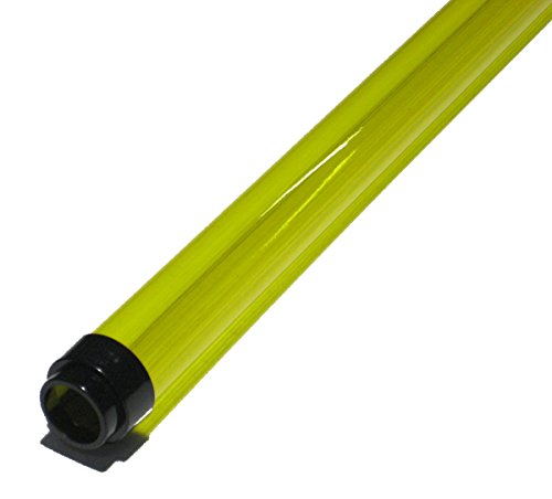 T8 48" Yellow Fluorescent Safety Sleeve - Tube Guard
