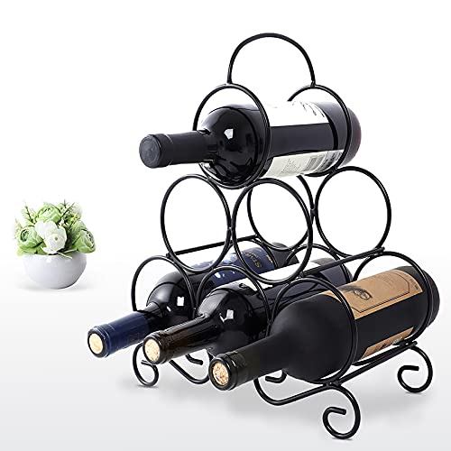 Tabletop Wine Rack, 6 Bottle Holder Stand