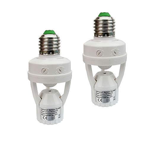 Taigeguang Motion Activated Light Socket - 2 Pack