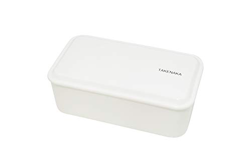 TAKENAKA Eco-Friendly Bento Box: Perfect for Lunch, Made in Japan, Coconut White