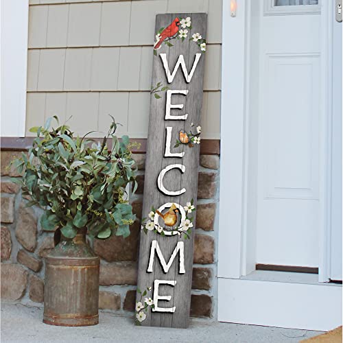 Tall Outdoor Welcome Sign - Rustic Farmhouse Home Decor
