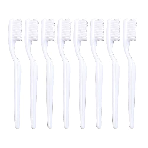Tamnjvrr 100 Pieces Disposable Toothbrushes