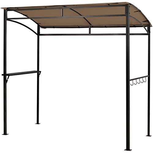 Tangkula Grill Gazebo with Sturdy Steel Frame and Waterproof Canopy