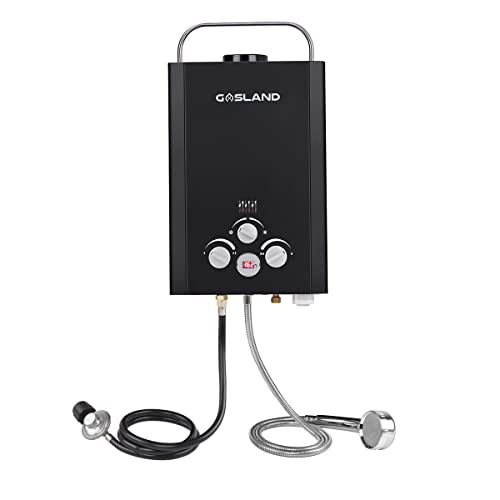 Portable Gas Water Heater for RV Camping and Boating" - GASLAND
