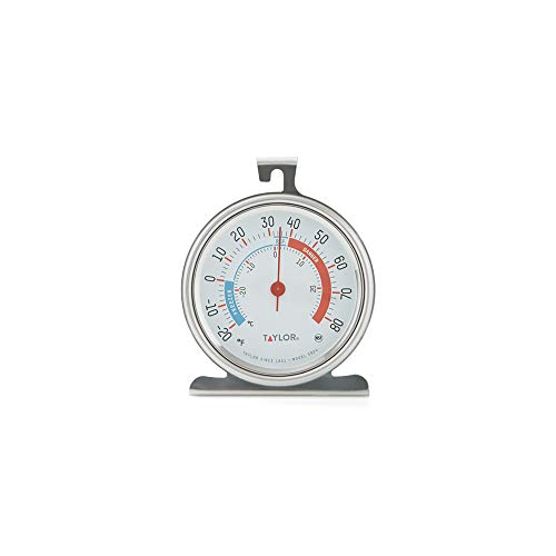 Taylor Precision Products Classic Series Large Dial Thermometer (Freezer/Refrigerator) - Set of 2