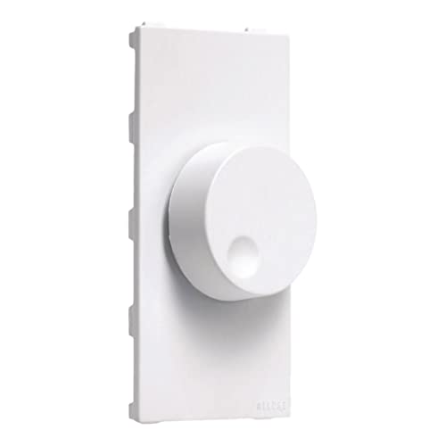 TayMac A66W Allure Nonmetallic Wallplate with Rotary Dimmer Insert