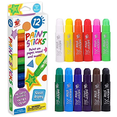 TBC The Best Crafts Paint Sticks: Vibrant and Convenient Paint for Kids and Students