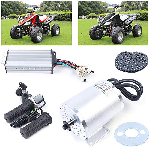 TBVECHI 48V 2000W Electric Motor with Controller for DIY Vehicles