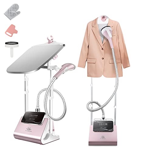 TC-JUNESUN Full Size Clothes Steamer with Adjustable Ironing Board