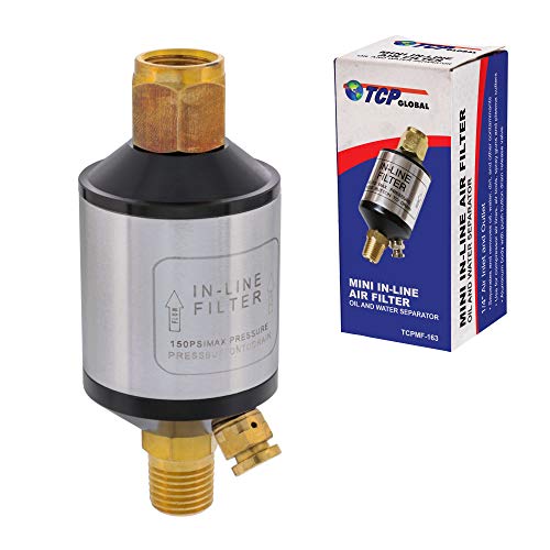 TCP Global Mini Air Filter & Oil/Water Separator