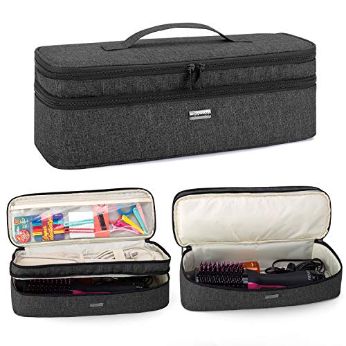 Teamoy Double-Layer Hair Dryer Travel Storage Bag