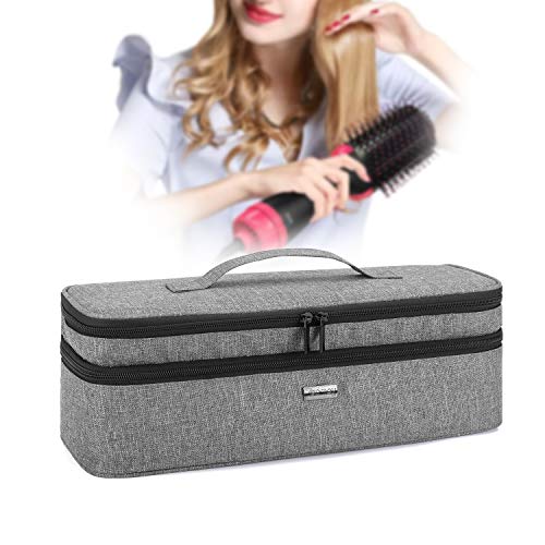 Teamoy Double-Layer Travel Storage Bag: Organize and Protect Your Hair Essentials with Ease