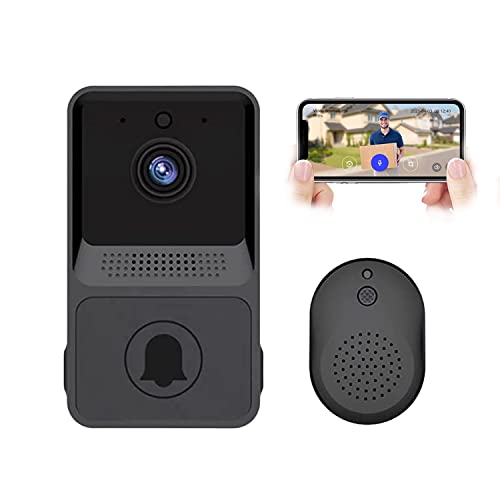 TEDATATA WiFi Video Doorbell with HD Night Vision and Two-Way Intercom