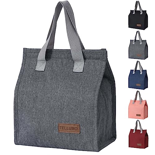 TELLUMO Lunch Bag - Large Insulated Tote for Food Storage