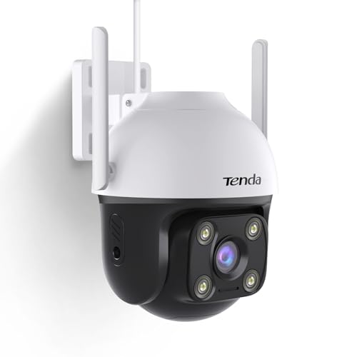 Tenda CH7 Outdoor Security Cameras - 4MP, Color Night Vision, AI Detection