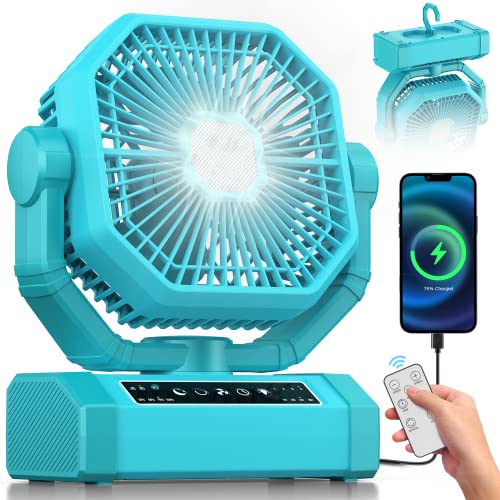 Tent Fan - Portable Rechargeable Fan for Camping