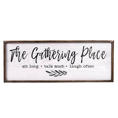 TERESA'S COLLECTIONS Large Gather Signs for Home Decor