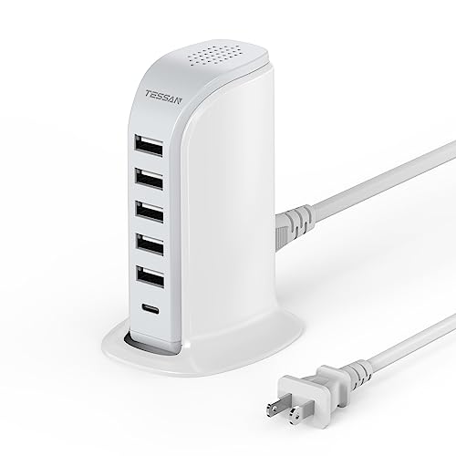 TESSAN USB Charging Station for Multiple Devices