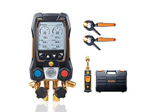 Testo 557s Kit: App Operated Digital Manifold for HVAC Systems